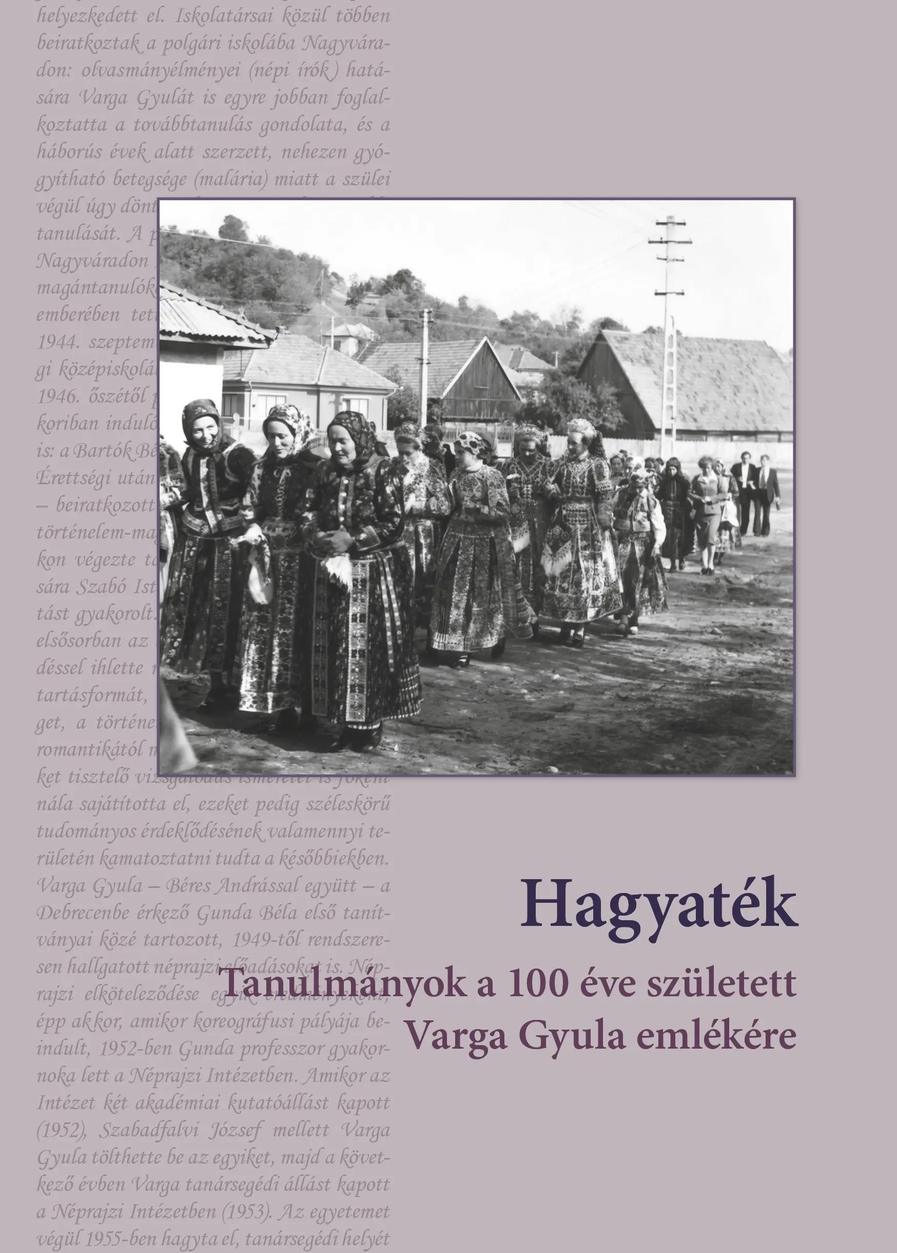 Varga Gyula kötetborító